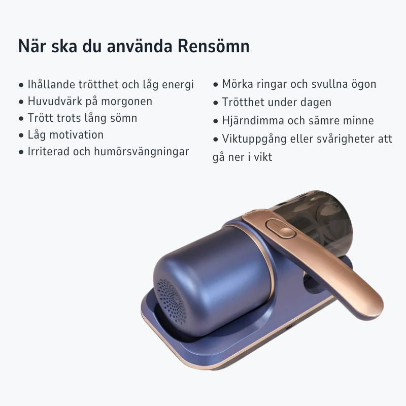 Rensömn™ – Din renaste natt, på mindre än en kvart