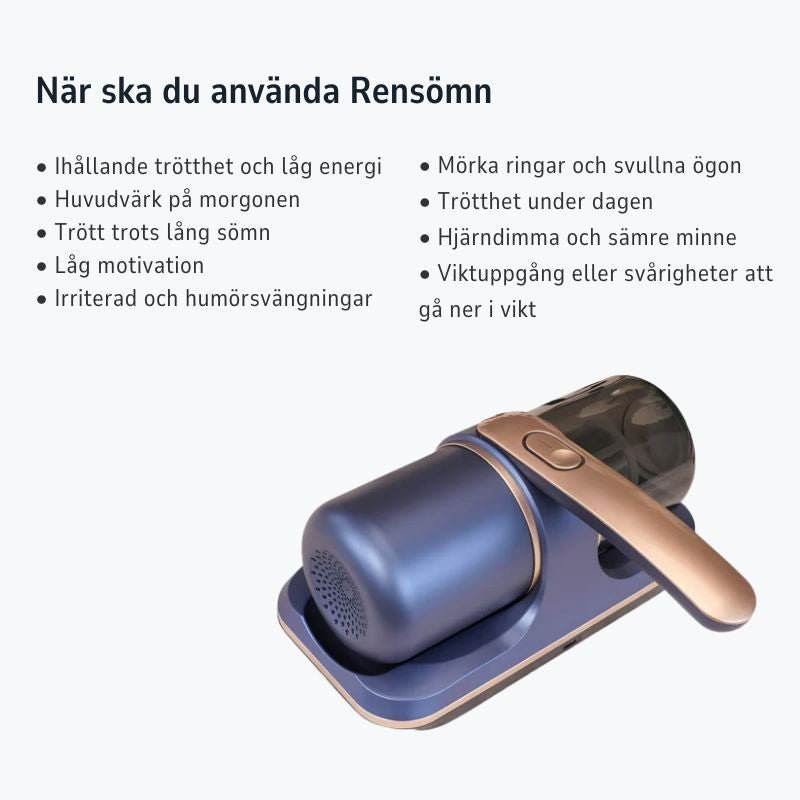 Rensömn™ – Din renaste natt, på mindre än en kvart - Rensömn